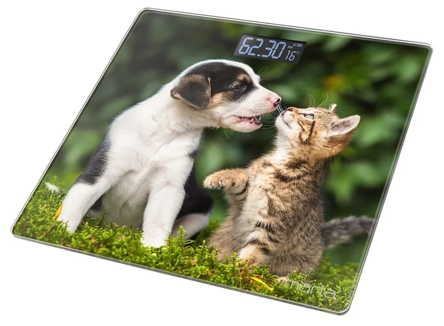 Весы напольные MARTA MT-1608 котенок и щенок
Весы напольные MARTA MT-1608 котенок и щенок