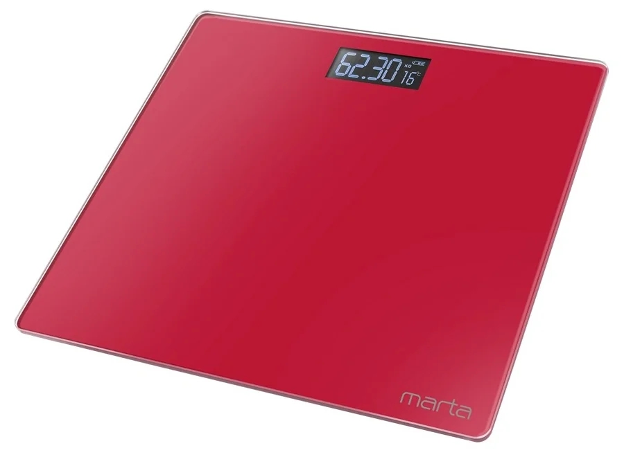 Весы напольные MARTA MT-1610 красный рубин
Весы напольные MARTA MT-1610 красный рубин