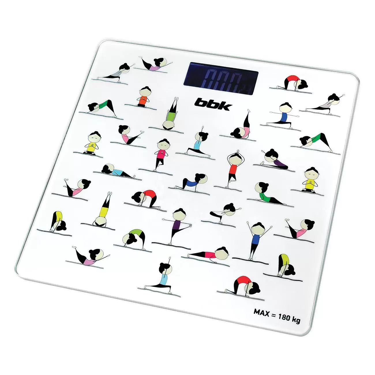 Весы напольные BBK BCS3003G белый 
Весы напольные BBK BCS3003G белый