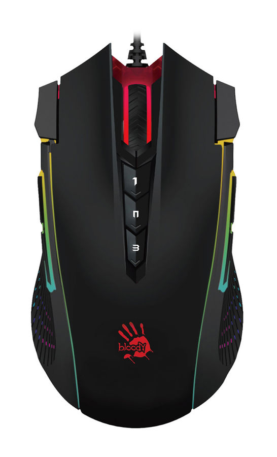 Мышь A4Tech Bloody J90 черный 
Мышь A4Tech Bloody J90 черный