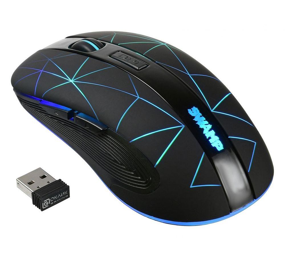 Мышь Oklick 975GW SWAMP черный
Мышь Oklick 975GW SWAMP черный