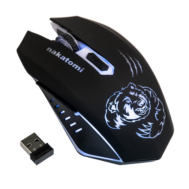 Мышь Nakatomi MROG-15UR USB, Черный 
Мышь Nakatomi MROG-15UR USB, Черный