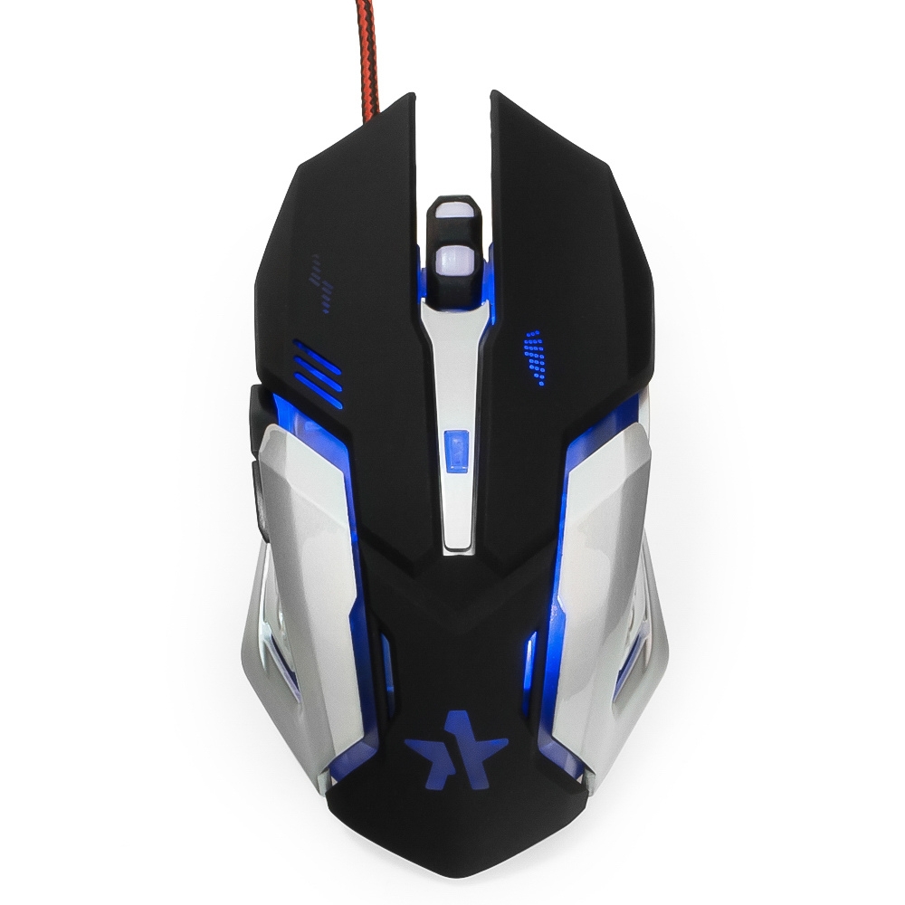 Мышь Гарнизон GM-760G Black, Серебристый;черный