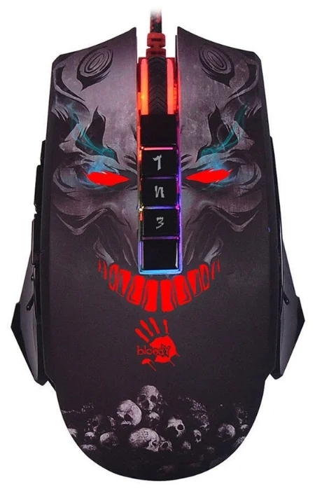 Мышь A4Tech Bloody P85s Skull рисунок
Мышь A4Tech Bloody P85s Skull рисунок