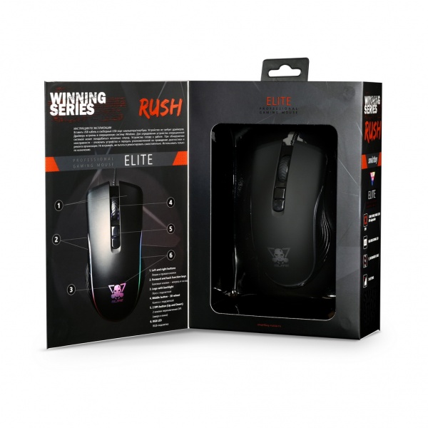 Мышь SmartBuy Rush Elite Black (SBM-719G-K), Черный
Мышь SmartBuy Rush Elite Black (SBM-719G-K), Черный