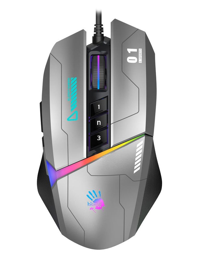 Мышь A4Tech Bloody W60 Max Gun серый/черный
Мышь A4Tech Bloody W60 Max Gun серый/черный