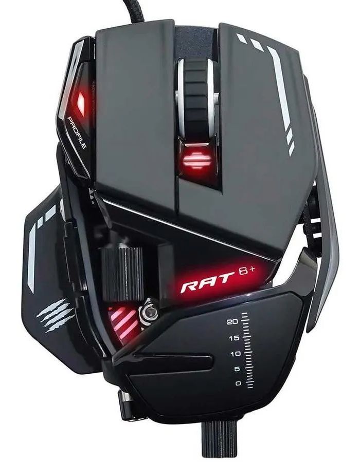 Мышь Mad Catz R.A.T. 8+ чёрная (MR05DCINBL000-0), Черный
Мышь Mad Catz R.A.T. 8+ чёрная (MR05DCINBL000-0), Черный