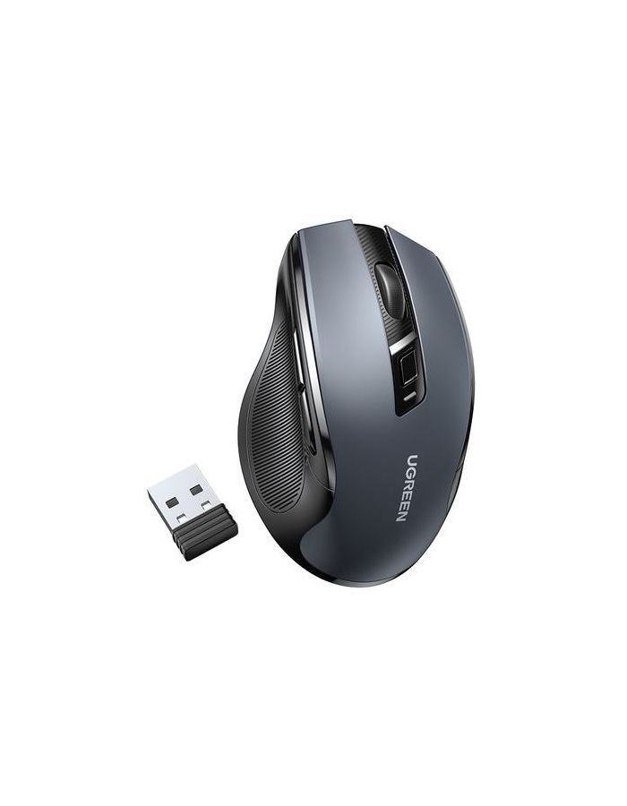 Мышка компьютерная беспроводная UGREEN MU006 (15063) Black, Черный
Мышка компьютерная беспроводная UGREEN MU006 (15063) Black, Черный