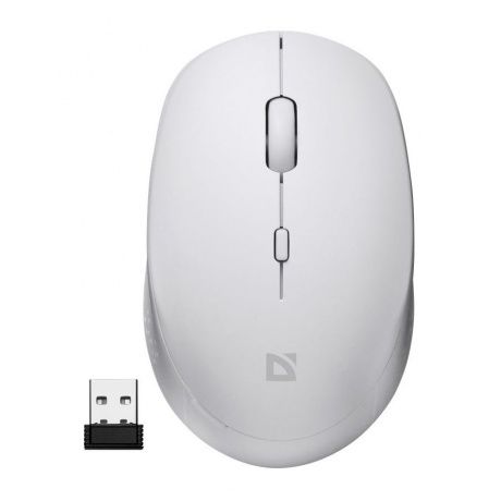 Мышь Defender AURIS MB-027 WHITE (52028), Белый
Мышь Defender AURIS MB-027 WHITE (52028), Белый