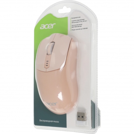 Мышь Acer OMR312 розовый (ZL.MCECC.036)
Мышь Acer OMR312 розовый (ZL.MCECC.036)