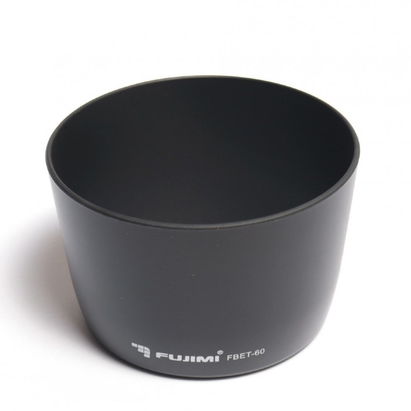Бленда Fujimi FBET60 для объектива Canon ( EF-S 55-250 F/4-5.6 IS, EF 75-300 mm F/4-5.6 USM III)
Бленда Fujimi FBET60 для объектива Canon ( EF-S 55-250 F/4-5.6 IS, EF 75-300 mm F/4-5.6 USM III)