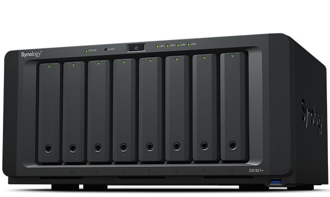 Сетевое хранилище Synology DS1821+
Сетевое хранилище Synology DS1821+