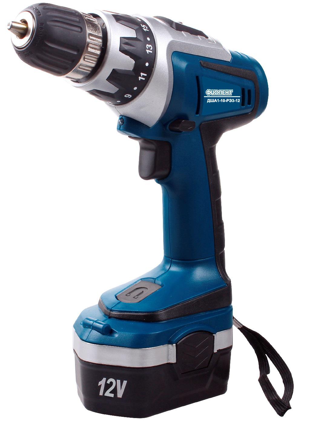 Дрель аккумуляторная Фиолент ДША-1-10-РЭ3-12
Дрель аккумуляторная Фиолент ДША-1-10-РЭ3-12