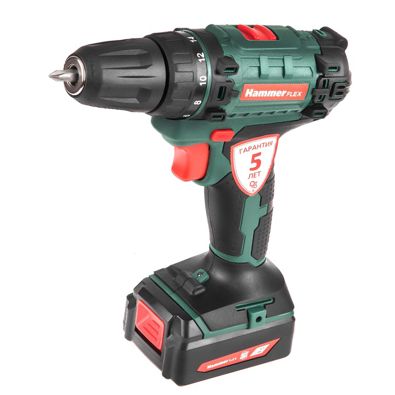 Дрель аккумуляторная Hammer Flex ACD120Li
Дрель аккумуляторная Hammer Flex ACD120Li