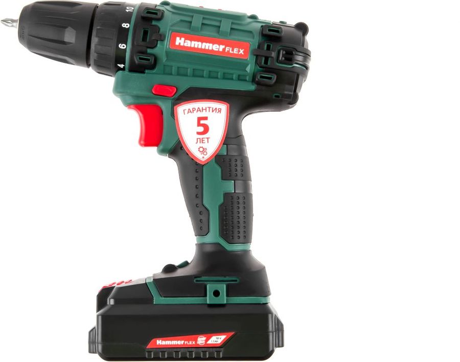Дрель аккумуляторная Hammer Flex ACD180Li
Дрель аккумуляторная Hammer Flex ACD180Li