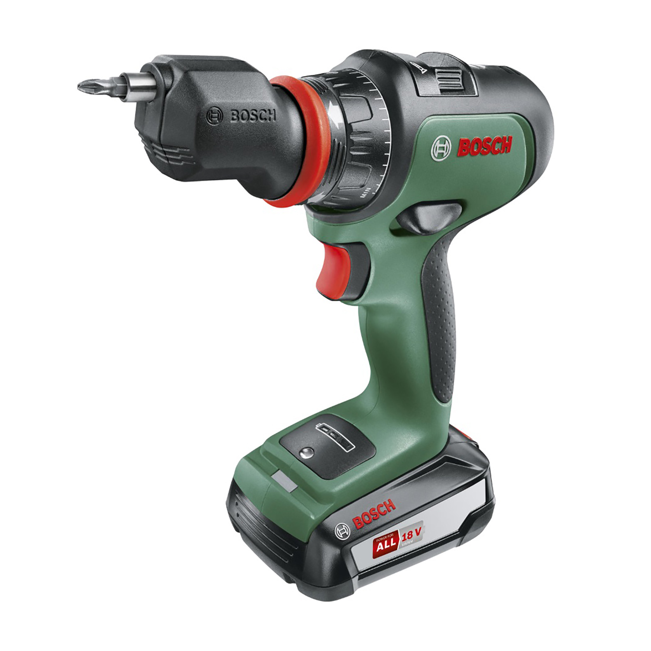 Дрель-шуруповерт аккумуляторная Bosch AdvancedDrill 18 Set (06039B5003)
Дрель-шуруповерт аккумуляторная Bosch AdvancedDrill 18 Set (06039B5003)