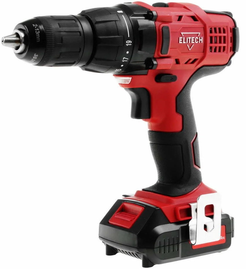 Дрель аккумуляторная Elitech ДА 14СЛК2
Дрель аккумуляторная Elitech ДА 14СЛК2