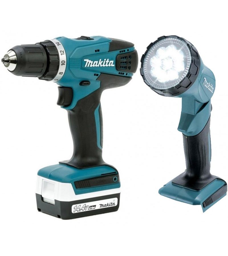 Дрель аккумуляторная Makita DF347DWLE 
Дрель аккумуляторная Makita DF347DWLE