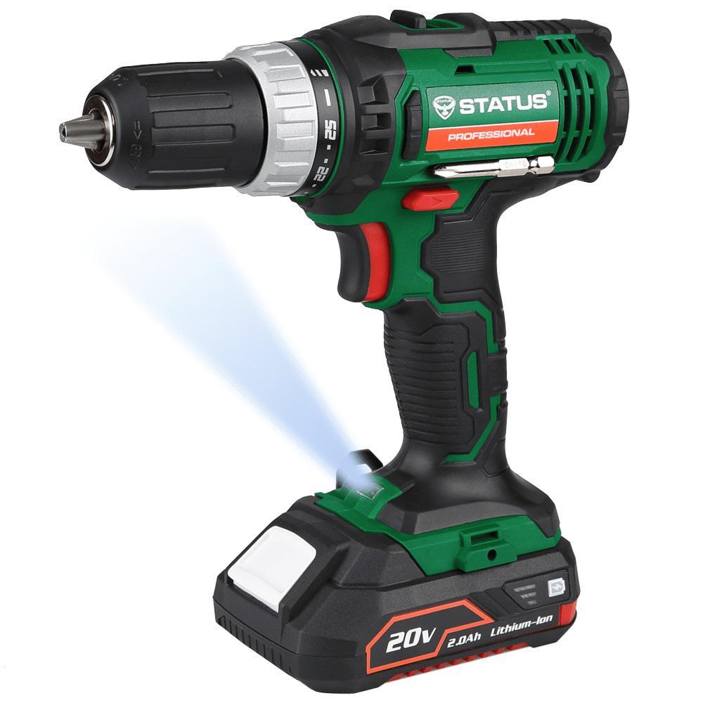 Дрель-шуруповерт Status CTR20-2Li
Дрель-шуруповерт Status CTR20-2Li