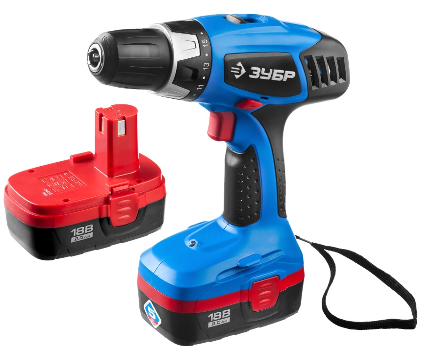 Дрель-шуруповерт Зубр ЗДА-18-2 КИН20
Дрель-шуруповерт Зубр ЗДА-18-2 КИН20