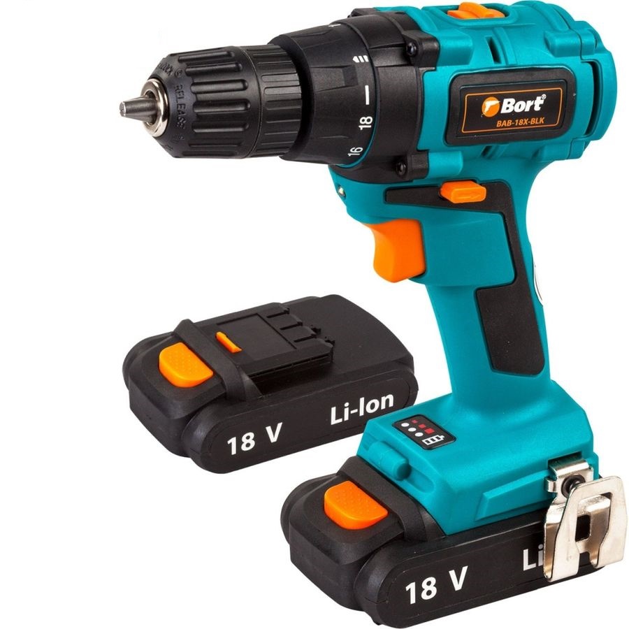 Дрель-шуруповерт аккумуляторная Bort BAB-18X-BLK
Дрель-шуруповерт аккумуляторная Bort BAB-18X-BLK