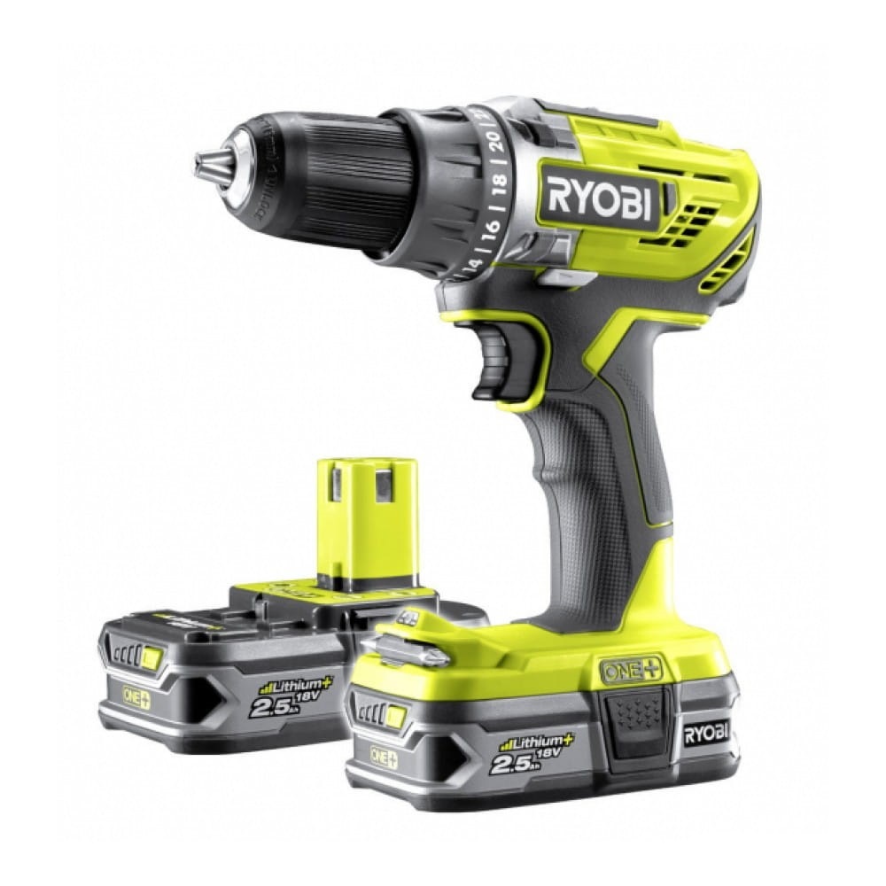 Дрель-шуруповерт аккумуляторная Ryobi R18DD3-225S One+ 5133003349
Дрель-шуруповерт аккумуляторная Ryobi R18DD3-225S One+ 5133003349
