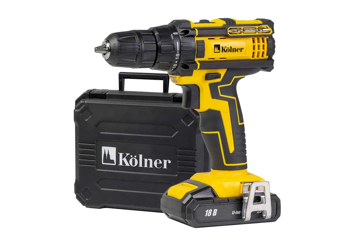 Дрель-шуруповерт аккумуляторная Kolner KCD 18/2LC
Дрель-шуруповерт аккумуляторная Kolner KCD 18/2LC