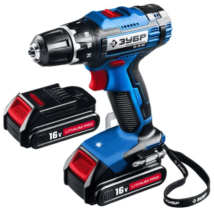 Дрель-шуруповерт аккумуляторная Зубр DL-16 A5
Дрель-шуруповерт аккумуляторная Зубр DL-16 A5