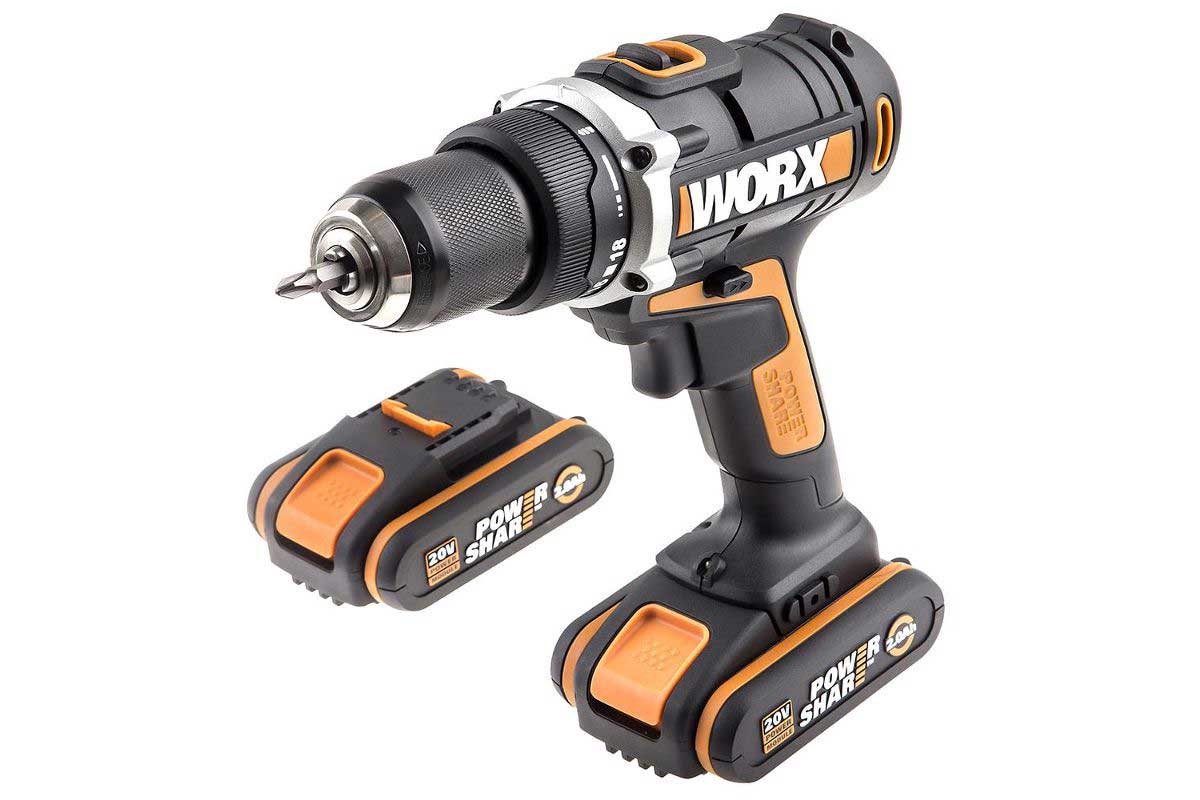Дрель-шуруповерт аккумуляторная WORX WX183.1 20В, 2Ач x2, кейс
Дрель-шуруповерт аккумуляторная WORX WX183.1 20В, 2Ач x2, кейс