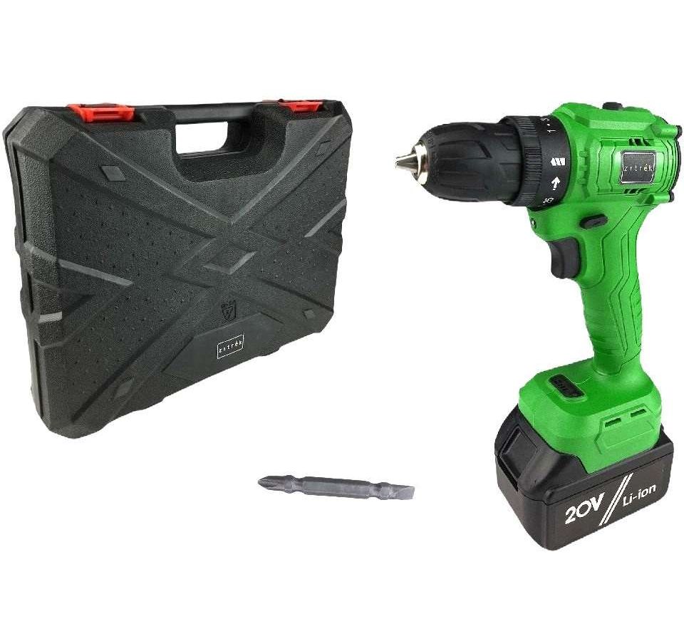 Дрель аккумуляторная бесщеточная Zitrek Greenpower 20 Pro (20В, Li-ion аккум. 1шт, ЗУ, кейс, бита)
Дрель аккумуляторная бесщеточная Zitrek Greenpower 20 Pro (20В, Li-ion аккум. 1шт, ЗУ, кейс, бита)