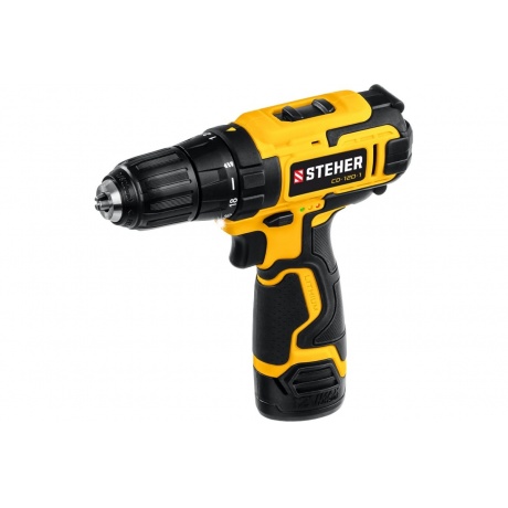 Дрель-шуруповерт, кейс (CD-200-1) STEHER V1, 20 В, 40 Н·м, 1 АКБ (2 А·ч)
Дрель-шуруповерт, кейс (CD-200-1) STEHER V1, 20 В, 40 Н·м, 1 АКБ (2 А·ч)