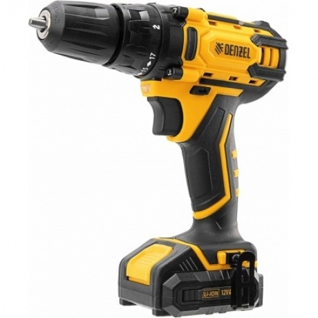 Дрель-шуруповерт аккумуляторная CDL-12-02BM, Li-Ion, 12 В, 2 акк. Denzel
Дрель-шуруповерт аккумуляторная CDL-12-02BM, Li-Ion, 12 В, 2 акк. Denzel