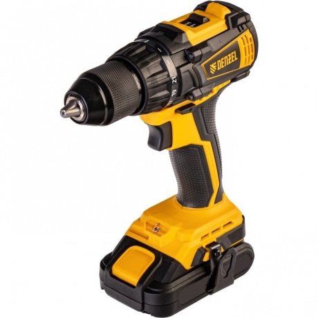 Дрель-шуруповерт аккумуляторная, бесщет. BLDL-IB-18-02, Li-Ion, 18 В, 2 акк. Denzel
Дрель-шуруповерт аккумуляторная, бесщет. BLDL-IB-18-02, Li-Ion, 18 В, 2 акк. Denzel