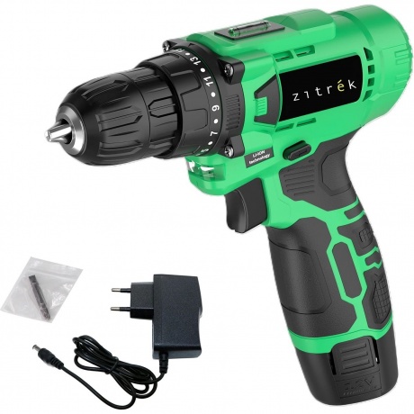Дрель-шуруповерт аккумуляторная Zitrek Green Li Plus, 12В, 1x1.5Ач
Дрель-шуруповерт аккумуляторная Zitrek Green Li Plus, 12В, 1x1.5Ач