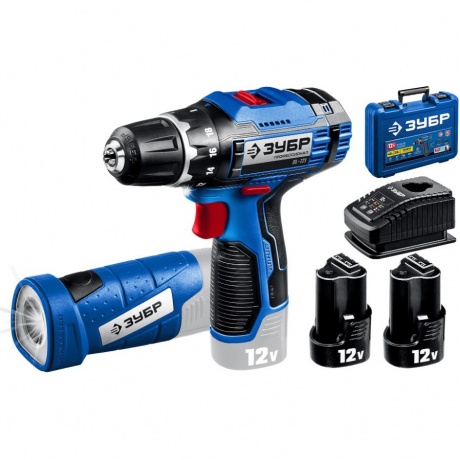 Дрель-шуруповерт ЗУБР Профессионал 12В + LED-фонарь DL-121-22F
Дрель-шуруповерт ЗУБР Профессионал 12В + LED-фонарь DL-121-22F