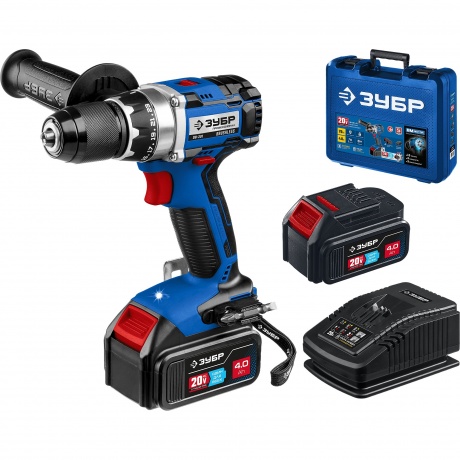 Дрель-шуруповерт ЗУБР Т7, 20 В, 70 Н·м, 2 АКБ (4 А·ч), бесщеточная, кейс, Профессионал (DB-201-42)
Дрель-шуруповерт ЗУБР Т7, 20 В, 70 Н·м, 2 АКБ (4 А·ч), бесщеточная, кейс, Профессионал (DB-201-42)