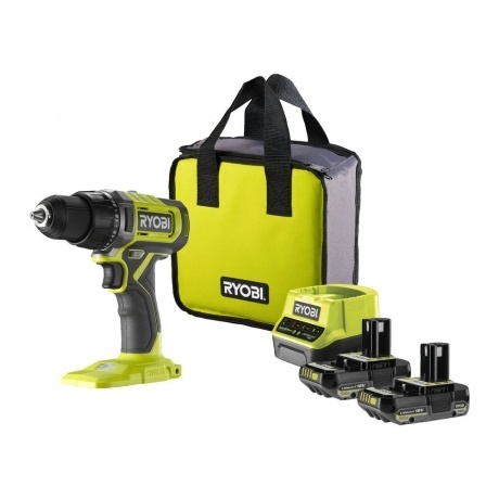 Дрель-шуруповерт Ryobi 18В RDD18-2C20S 5133005520
Дрель-шуруповерт Ryobi 18В RDD18-2C20S 5133005520