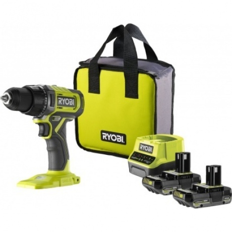 Дрель-шуруповерт Ryobi 18В RDD18-2C20S 5133005520
Дрель-шуруповерт Ryobi 18В RDD18-2C20S 5133005520