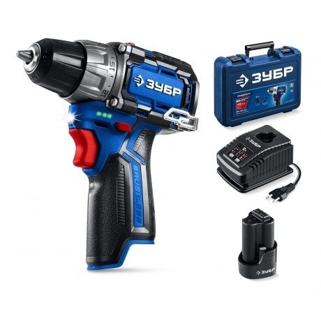 Дрель-шуруповерт ЗУБР КОМПАКТ #2, 12 В, 45 Н·м, 1 АКБ тип Т7 (2 А·ч), BRUSHLESS, кейс, Профессионал (DB-121-21)
Дрель-шуруповерт ЗУБР КОМПАКТ #2, 12 В, 45 Н·м, 1 АКБ тип Т7 (2 А·ч), BRUSHLESS, кейс, Профессионал (DB-121-21)