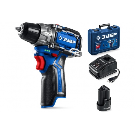 Дрель-шуруповерт ЗУБР КОМПАКТ #2, 12 В, 45 Н·м, 1 АКБ тип Т7 (2 А·ч), BRUSHLESS, кейс, Профессионал (DB-121-21)
Дрель-шуруповерт ЗУБР КОМПАКТ #2, 12 В, 45 Н·м, 1 АКБ тип Т7 (2 А·ч), BRUSHLESS, кейс, Профессионал (DB-121-21)