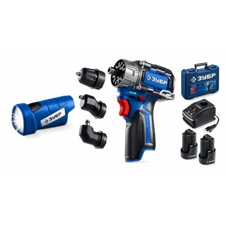 Набор: модульная дрель-шуруповерт + LED фонарь ЗУБР КОМБИ #4, BRUSHLESS, 12 В, 45 Н·м, 2 АКБ тип Т7 (2 А·ч), кейс, Профессионал (DB-125-22F)
Набор: модульная дрель-шуруповерт + LED фонарь ЗУБР КОМБИ #4, BRUSHLESS, 12 В, 45 Н·м, 2 АКБ тип Т7 (2 А·ч), кейс, Профессионал (DB-125-22F)