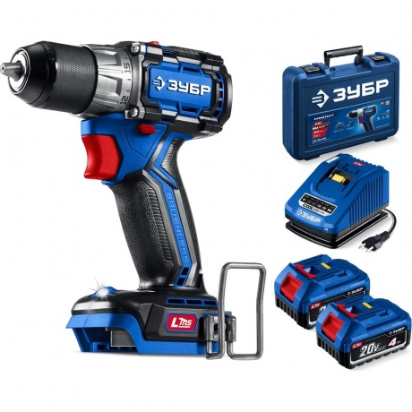 Дрель-шуруповерт ЗУБР КОМПАКТ #3 20 В, 50 Н·м, 2 АКБ LMS (4 А·ч), бесщеточная, кейс, ПРОФЕССИОНАЛ (DB-50-42)
Дрель-шуруповерт ЗУБР КОМПАКТ #3 20 В, 50 Н·м, 2 АКБ LMS (4 А·ч), бесщеточная, кейс, ПРОФЕССИОНАЛ (DB-50-42)