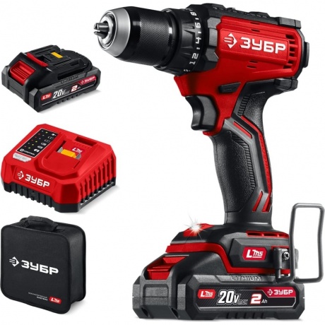 Дрель-шуруповерт ЗУБР 20 В, 65 Н·м, 2 АКБ LMS (2 А·ч), бесщеточная, сумка (ДБ-65-22)
Дрель-шуруповерт ЗУБР 20 В, 65 Н·м, 2 АКБ LMS (2 А·ч), бесщеточная, сумка (ДБ-65-22)