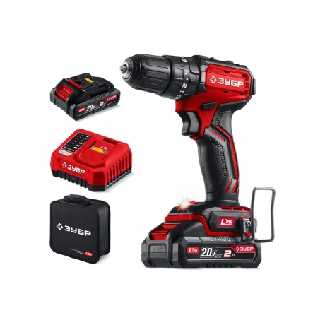 Дрель-шуруповерт ЗУБР 20 В, 45 Н·м, 2 АКБ LMS (2 А·ч), бесщеточная ударная, сумка (ДБУ-45-22)
Дрель-шуруповерт ЗУБР 20 В, 45 Н·м, 2 АКБ LMS (2 А·ч), бесщеточная ударная, сумка (ДБУ-45-22)