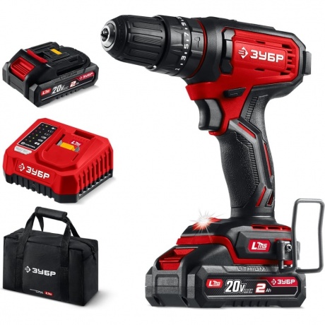 Дрель-шуруповерт ЗУБР 20 В, 40 Н·м, 2 АКБ LMS (2 А·ч), ударная, сумка (ДШУ-40-22)
Дрель-шуруповерт ЗУБР 20 В, 40 Н·м, 2 АКБ LMS (2 А·ч), ударная, сумка (ДШУ-40-22)