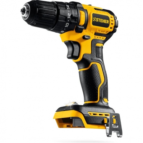 Дрель-шуруповерт ударная бесщеточная STEHER 20 В, 45 Н·м, 2 АКБ LMS (2 А·ч), сумка (CBS-45-22)
Дрель-шуруповерт ударная бесщеточная STEHER 20 В, 45 Н·м, 2 АКБ LMS (2 А·ч), сумка (CBS-45-22)