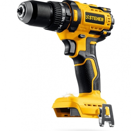 Дрель-шуруповерт STEHER 20 В, 65 Н·м, без АКБ (LMS), бесщеточная ударная (CBS-65)
Дрель-шуруповерт STEHER 20 В, 65 Н·м, без АКБ (LMS), бесщеточная ударная (CBS-65)