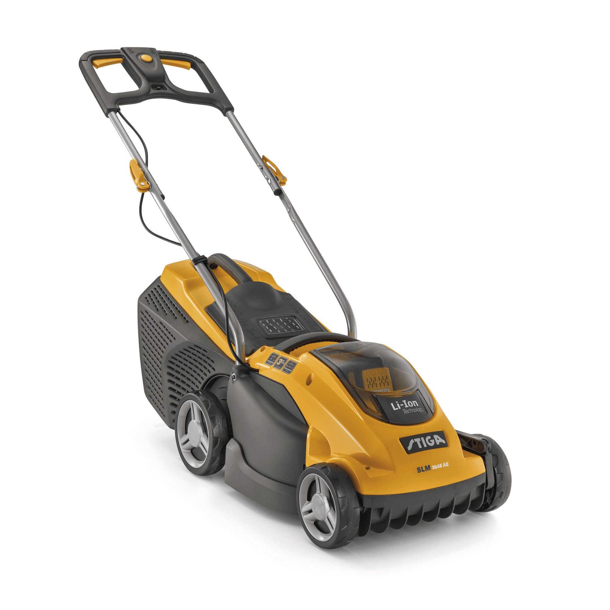 Газонокосилка аккумуляторная Stiga SLM 3648 AE
Газонокосилка аккумуляторная Stiga SLM 3648 AE