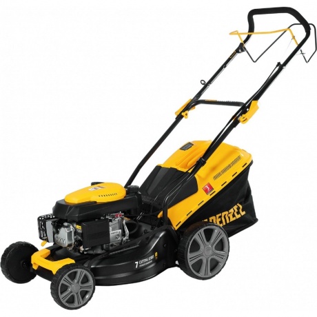 Газонокосилка бензиновая GLD-460SP, 146 куб.см., шир. 46 см,привод,7 уров.,травосб. 50 л Denzel
Газонокосилка бензиновая GLD-460SP, 146 куб.см., шир. 46 см,привод,7 уров.,травосб. 50 л Denzel