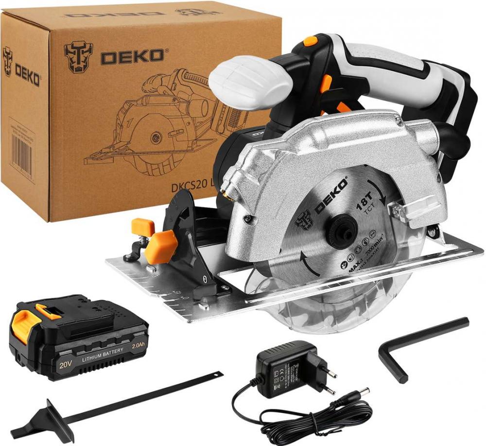 Циркулярная пила аккумуляторная DEKO DKCS20 Laser 20В 165мм 1*2.0Ач
Циркулярная пила аккумуляторная DEKO DKCS20 Laser 20В 165мм 1*2.0Ач